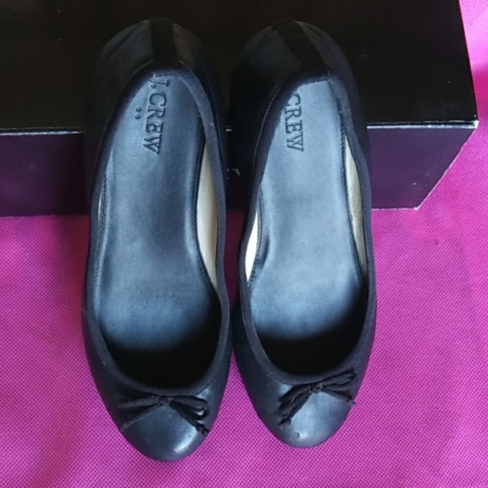 🖤 Jcrew Classic Ballet Flats Black Size 7